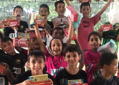 Fundo Recreativo adoça a Páscoa do Projeto Meninos da Vila